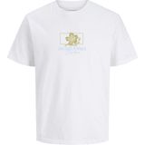 Jack & Jones Jorazur Erkek Tişört - 00-Beyaz - 2XL