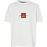 Jack & Jones JORBOSTON TEE SS CREW NEC Beyaz Erkek Kısa Kol T-Shirt - 2XL