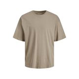 Jack & Jones Jorbrink Kısa Kollu Bisiklet Yaka Bej Erkek T-Shirt
