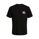 Jack & Jones Jorcabana Graphic Tee SS Crew Neck LN Siyah Erkek T-shirt