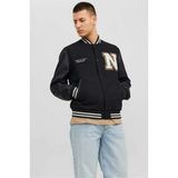 Jack & Jones JORCOLLEGE WOOL BLEND BOM Siyah Erkek Ceket