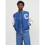 Jack & Jones Jorcollege Wool Blend Bomber Noos Erkek Mavi Ceket 12241559-07