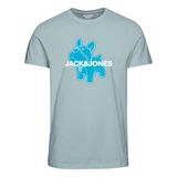 JACK & JONES Jorcrew Tee Ss Crew Neck FST erkek tişörtü, Soluk Mavi, XL
