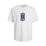 Jack & Jones Jordelirium Tee Ss Crew Neck TG Parlak Beyaz Erkek T-shirt
