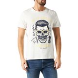 JACK & JONES Jordome Tee Ss Crew Neck Sn erkek tişörtü, Cloud Dancer., XL