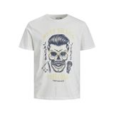 JACK & JONES Jordome Tee Ss Crew Neck Sn erkek tişörtü, Cloud Dancer., XXL