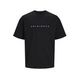 Jack & Jones Joreaster Activity Tee Ss Crew Neck Siyah Bisiklet Yaka Erkek T-shirt