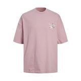 Jack & Jones Jorfaro Back Tee SS Crew Neck Pembe Erkek T-shirt