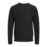 Jack & Jones Jorkyle Knit Crew Neck Siyah Erkek Kazak
