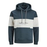 Jack & Jones Jorlakewood Sweat Hood BF LN Koyu Yeşil Erkek Sweatshirt
