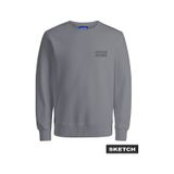 Jack & Jones Jorlogo Gri Erkek Sweatshirt 12290659 Gri