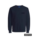 Jack & Jones Jorlogo Lacivert Erkek Sweatshirt 12290659