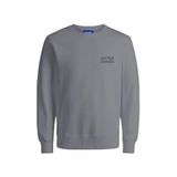 JACK & JONES Jorlogo Sweat Crew Neck Sweatshirt, S, 12290659-MBM, Moonbeam, erkek