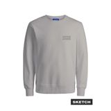 JACK & JONES Jorlogo Sweat Crew Neck Sweatshirt, XXL, TYC1634B164970C7EB03CCB00, Bej, erkek