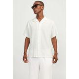 Jack & Jones JORLUKE CRINKLE RESORT Beyaz Erkek Gömlek