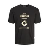Jack & Jones Jormarbella Tee SS Crew Neck Siyah Erkek T-shirt