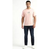 Jack & Jones Jormontauk Erkek Tişört - Pembe - L