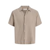 Jack & Jones Jornantucket Double Cloth Erkek Gömlek, Vintage Khaki, M Beden