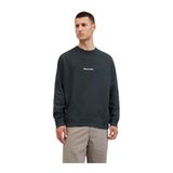 JACK & JONES Jornorrebro Emb Sweat Crew Noos Sweatshirt, M, 12282893, Orman Nehri, erkek