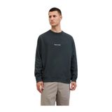 Jack & Jones Jornorrebro Emb Sweat Crew Noos Sweatshirt, XXL, 12282893, Orman Nehri, erkek