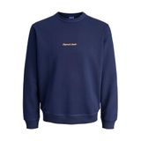 Jack & Jones Jornorrebro Emb Sweatshirt, XL, 12282893, Ocean Cavern, erkek
