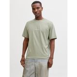 Jack & Jones Jornorrebro Emb Tee Ss T-Shirt, L, 12282892, Seagrass, Erkek
