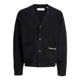 JACK & JONES JORNORREBRO KNIT CARDIGAN LN Erkek Triko/Kazak Black XL