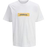 Jack & Jones Jorsplıt Aop Brandıng Beyaz Erkek Çocuk Kısa Kol T-Shirt - 8 Yaş