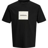 Jack & Jones Jorsplıt Aop Brandıng Tee Siyah Erkek Çocuk Kısa Kol T-Shirt - 14 Yaş