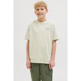 Jack & Jones Jorsplıt Back Tee Ss Beyaz Erkek Çocuk Kısa Kol T-Shirt - 12 Yaş