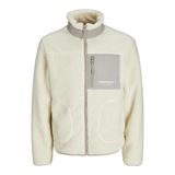 JACK & JONES, JORVESTERBRO TEDDY JACKET NOOS, Mont, Erkek, Koyu Bej, XXL