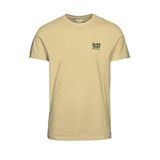 JACK & JONES Jorwalker Tee Ss Crew Neck FST erkek tişörtü, Fransız vanilya., M