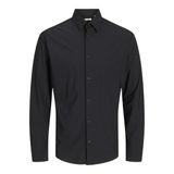 JACK & JONES JPRBLAACTIVE STRETCH L/S SHIRT Erkek Gömlek, Siyah, M
