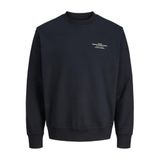 JACK & JONES JPRBLACHAD BRANDING SWEAT CREW NECK LN Erkek Sweatshirt Black Beauty M