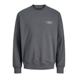 JACK & JONES JPRBLACHAD BRANDING SWEAT CREW NECK LN Erkek Sweatshirt Volcanic Ash XXL