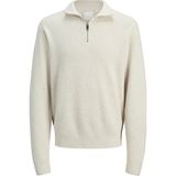 Jack & Jones Jprblamılano Yarım Fermuarlı Örme Kazak 12259664 - Koyu Lacivert - XL