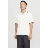 Jack & Jones Jprblualves Erkek Polo Yaka Tişört 12274681 12274681015 - Beyaz