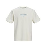 Jack & Jones Jprbluhuxi SS Tee Kirli Beyaz Erkek T-shirt