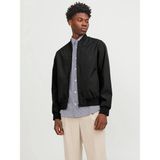 Jack & Jones Jprccıllusıon Bomber Ceket Erkek Spor Stil Cepli Modern Tasarım Konforlu Doku - Black