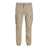 Jack & Jones JPST Marco Jjjoe Cuffed Cargo Koyu Bej Erkek Kargo Pantolon