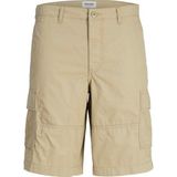 Jack Jones Jpstcole Jjcampaıgn Short Pls Erkek Bej Büyük Beden Şort 12257678-06
