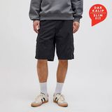 Jack & Jones JPSTCOLE MATEO CARGO Siyah Erkek Şort