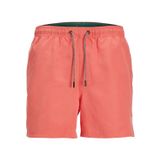 JACK & JONES JPSTFIJI JJSWIM SOLID S M L XL XXL Erkek Mayosu Yüzme Şortu, sıcak mercan, M