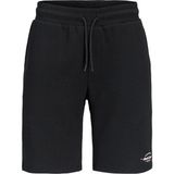 Jack & Jones Jpstgordon Brandon Sweat Shorts Mıd Siyah Erkek Şort 12292136 - 5-Siyah