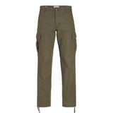 Jack & Jones Jpstkane Jjbarkley Relaxed Fit Zeytin Gecesi Erkek Kargo Pantolon