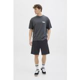 JACK & JONES JPSTKANE MATTY SWEAT SHORTS LNG Erkek Sweat Şort, Black, S