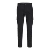 Jack & Jones Jpstmarco Jjjoe Cargo Siyah Erkek Kargo Pantolon