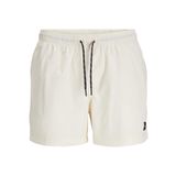 JACK & JONES JPSTMAUI JJSWIM SOLID S M L XL XXL Erkek Mayosu Yüzme Şortu, Tereyağı krema., XL