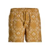 Jack & Jones JPSTMAUI Shell Desenli Erkek Deniz Şortu Regular Fit Rahat