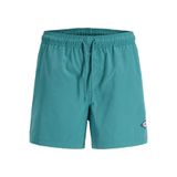 Jack & Jones JPSTMAUI Tropic Erkek Deniz Şortu Regular Fit Siyah Mayo Şort